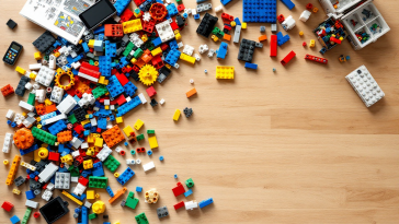 Immagine di LegoGPT che utilizza mattoncini Lego