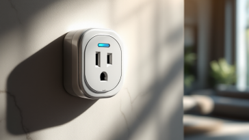 Prese smart moderne per una casa sostenibile e intelligente
