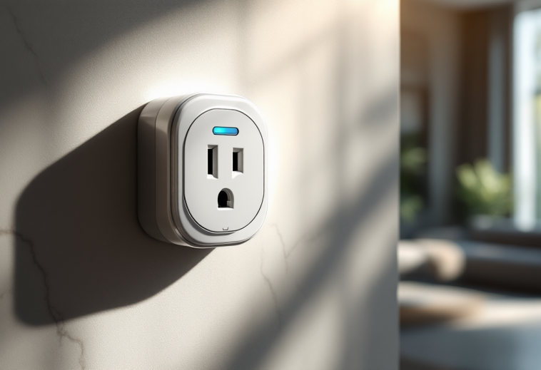 Prese smart moderne per una casa sostenibile e intelligente