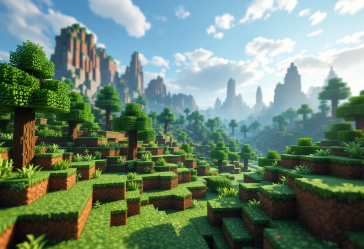 Immagine di un giocatore di Minecraft che costruisce una sella