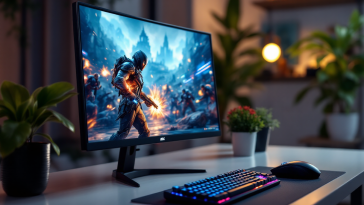 Monitor AOC 24G4XED con prestazioni elevate per il gaming