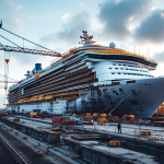 Nave da crociera Libra in navigazione sostenibile