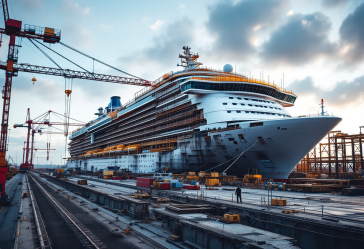 Nave da crociera Libra in navigazione sostenibile