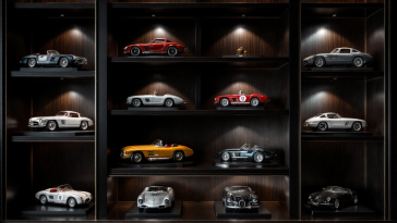 Collezione Brick Shop con auto Hot Wheels di Mattel