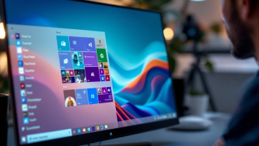 Screenshot del nuovo menu Start di Windows 11 con funzionalità AI