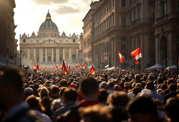 Parata del 2 giugno a Roma con bandiere e soldati