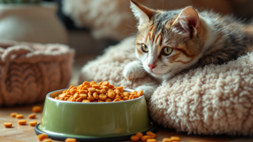 Gatto con pelo arancione e occhi curiosi