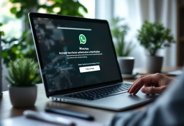 Immagine che illustra come impostare il PIN su WhatsApp