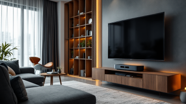 Fire TV Soundbar Plus in un ambiente domestico