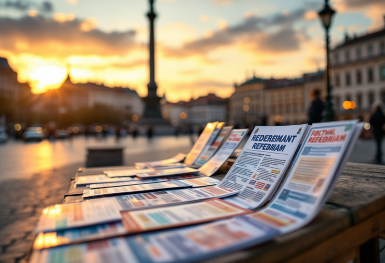 Immagine del referendum di giugno su lavoro e cittadinanza