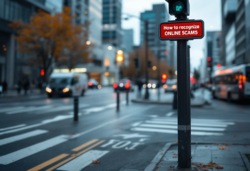 Immagine che illustra come identificare truffe online