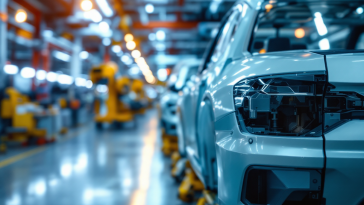 Auto britanniche in esposizione dopo riduzione dazi