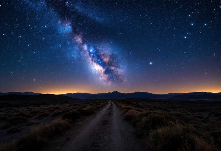 Illustrazione di buchi neri e nuove scoperte scientifiche