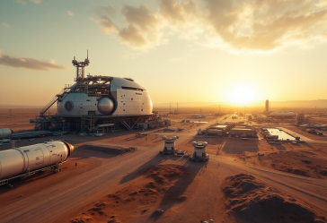 Immagine di Starbase, la nuova città di SpaceX in Texas