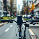 Supporto per smartphone da bici con design ergonomico