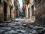 Immagine del terremoto a Napoli con epicentro 4.4