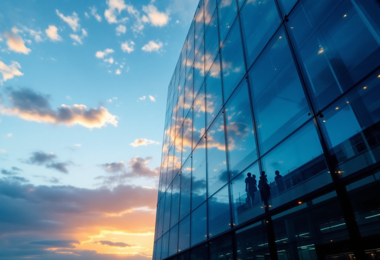 Logo di TikTok con simbolo dell'Unione Europea e multa