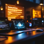 Immagine che illustra le truffe online e l'IA