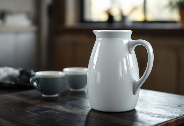 Brocca del latte ispirata alla console Xbox