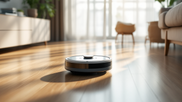 Dreame L40 Ultra in azione durante la pulizia domestica