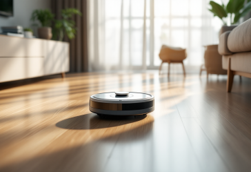 Dreame L40 Ultra in azione durante la pulizia domestica