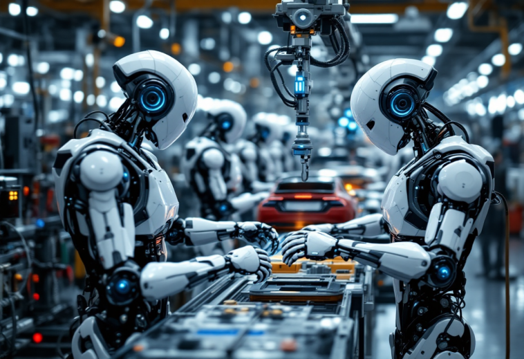 Robot umanoidi che interagiscono con veicoli moderni