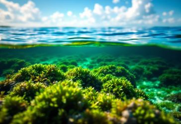 Virus giganti che influenzano le fioriture algali in acqua