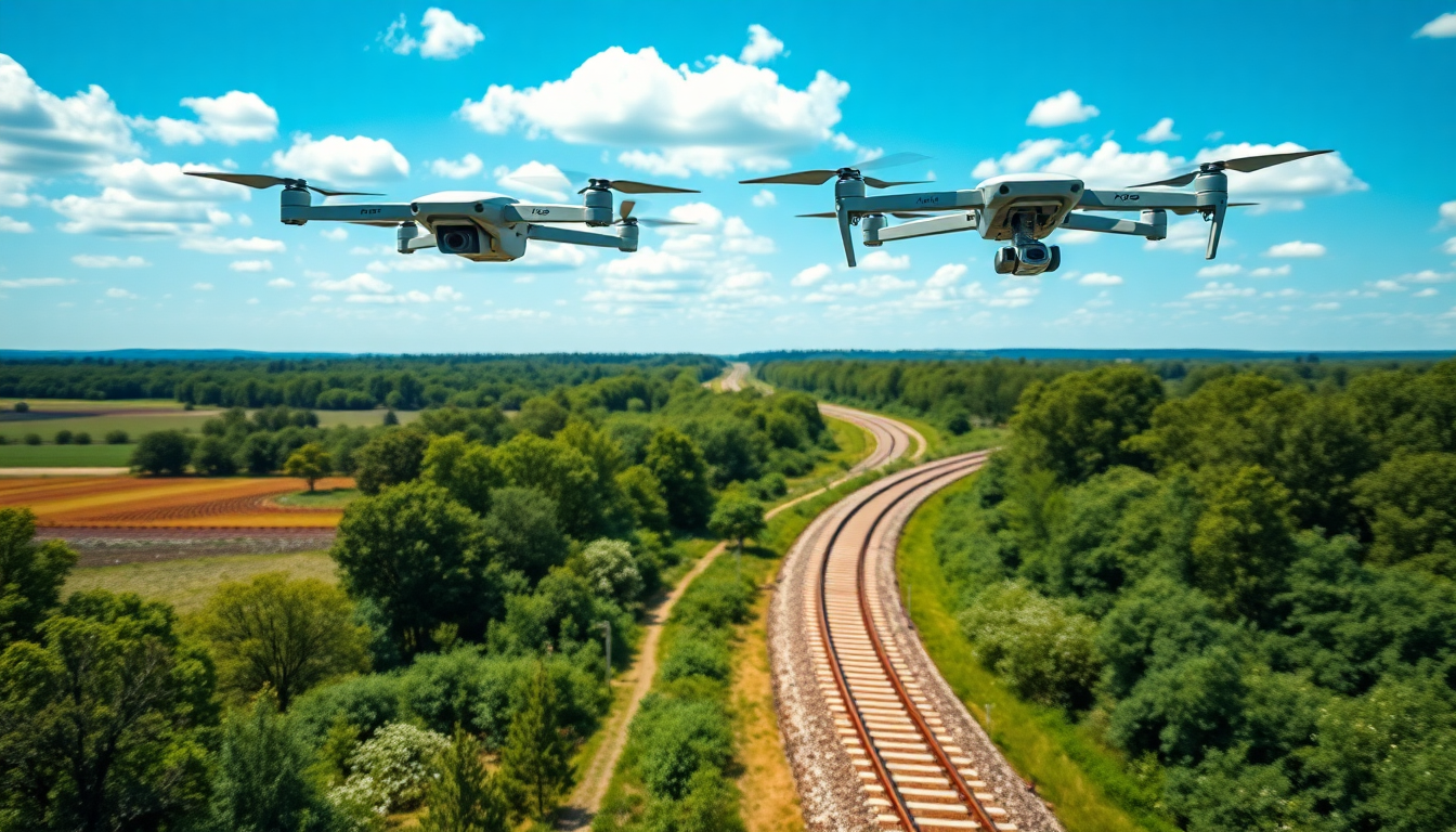 Droni BVLOS: come stanno rivoluzionando la sicurezza ferroviaria nel 2025