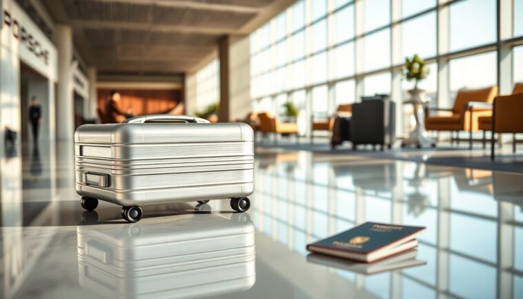 scopri il nuovo trolley in alluminio porsche design roadster stile e funzionalita per i viaggiatori eleganti python 1758200997