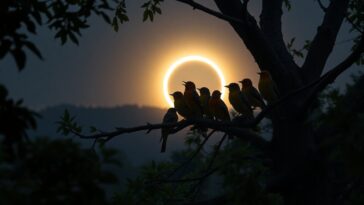 comportamento degli uccelli durante leclissi totale di sole cosa aspettarsi e perche e importante 1760437721