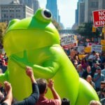 rane gonfiabili il simbolo di protesta contro trump negli stati uniti 1761190995