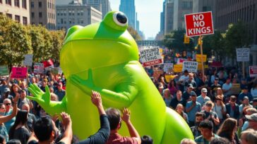 rane gonfiabili il simbolo di protesta contro trump negli stati uniti 1761190995