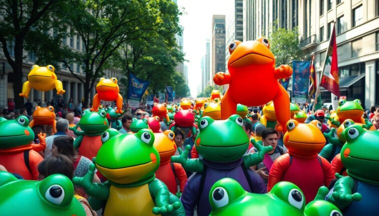 rane gonfiabili il simbolo innovativo della resistenza contro trump 1761172705