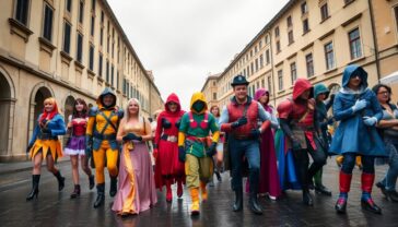 cosplay sotto la pioggia lessenza di lucca comics games 1761953204