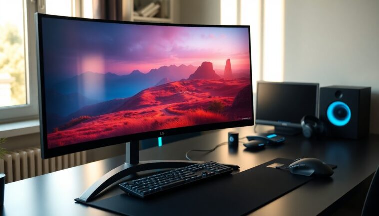 monitor gaming lg ultragear 37g800a prestazioni elevate e curvatura 4k per unesperienza immersiva 1764277522