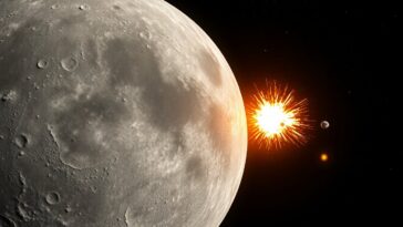 un meteorite impatta sulla luna il fenomeno osservato in video 1762290314