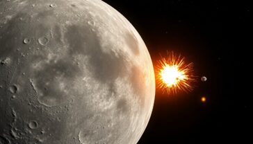 un meteorite impatta sulla luna il fenomeno osservato in video 1762290314