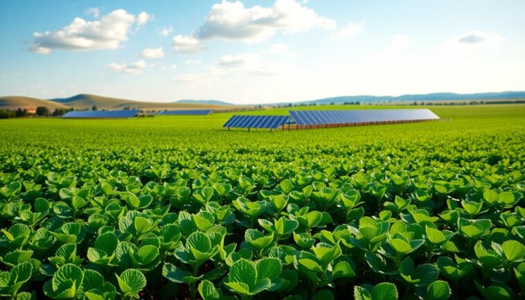 sostenibilita energetica e protezione agricola vantaggi del fotovoltaico nel settore agricolo 1765046309