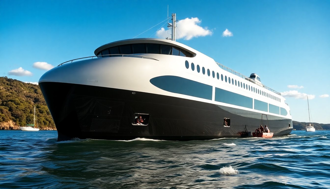 Hull 096: il più grande traghetto elettrico del mondo in fase di sperimentazione