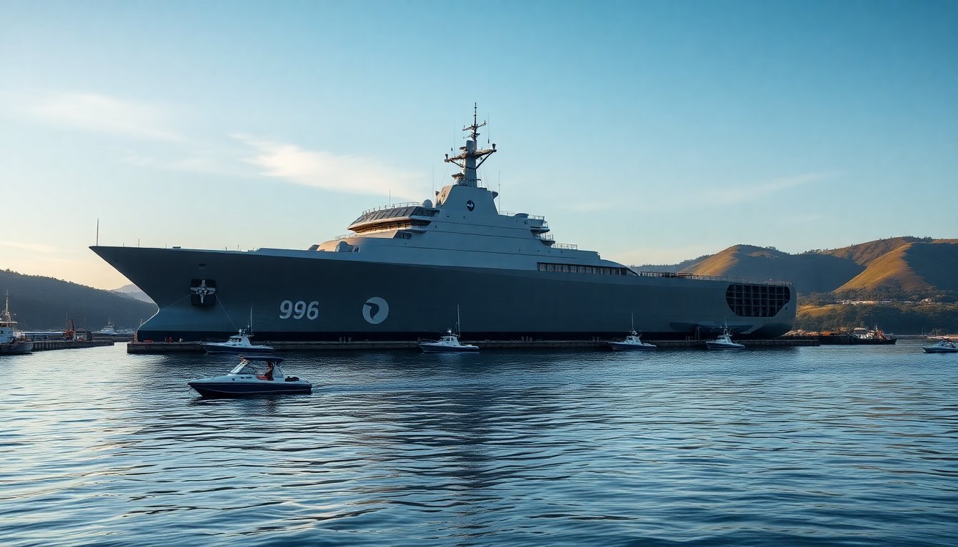 Hull 096: la più grande nave elettrica al mondo inizia i test operativi