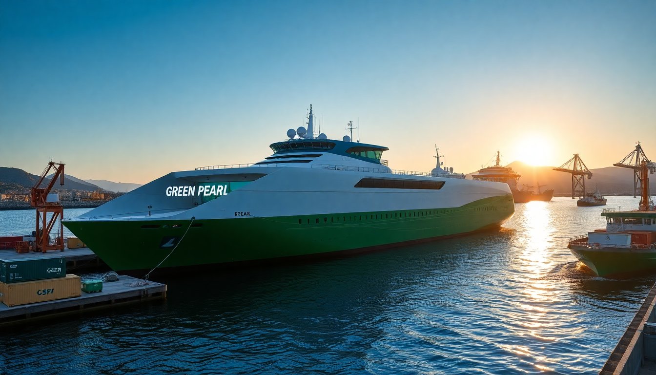 Perla Verde: Innovazione nel Trasporto di Gas Naturale Liquefatto e Sostenibilità