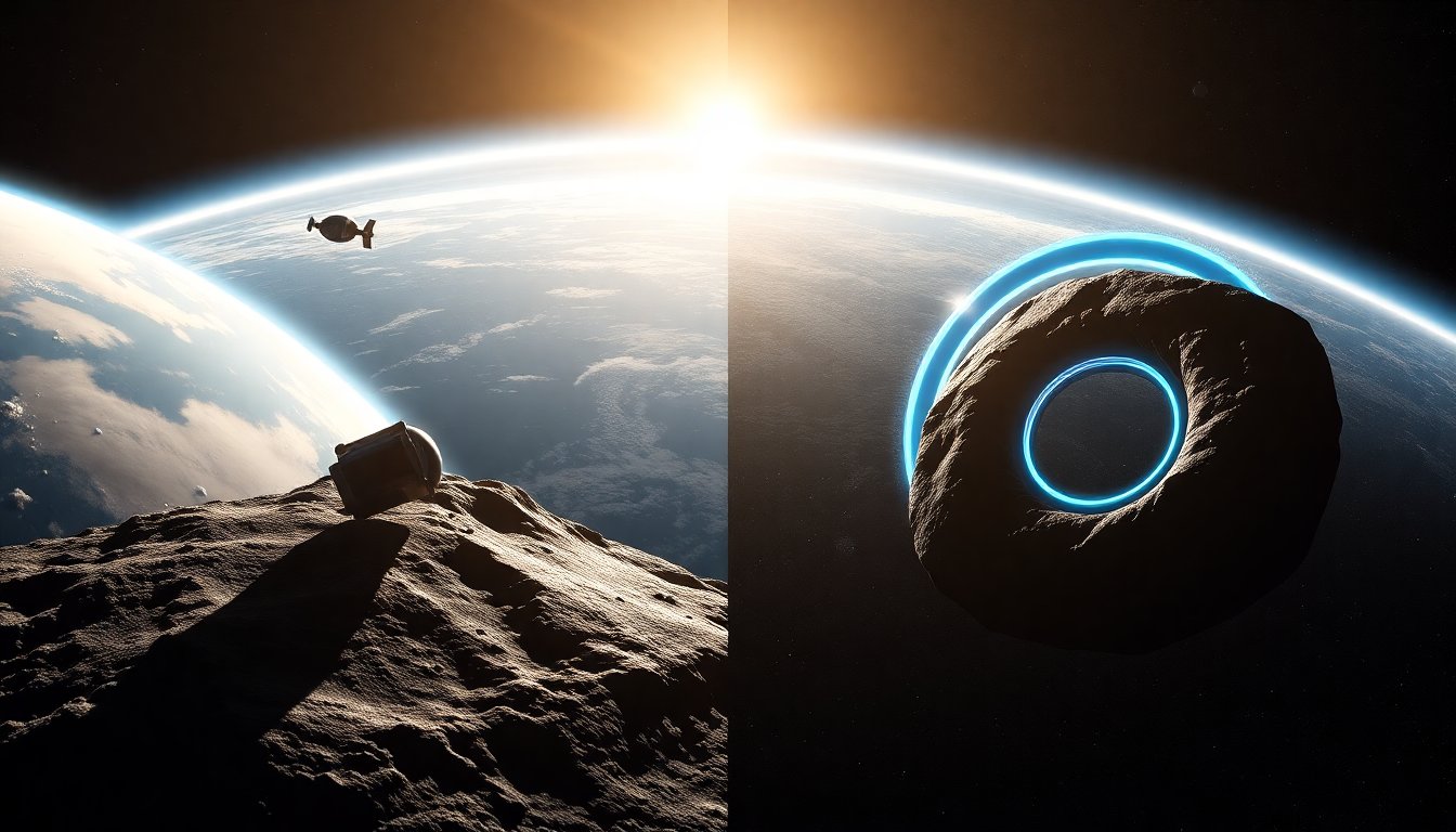 Blue Origin propone Blue Ring per deviare asteroidi: due strategie a confronto