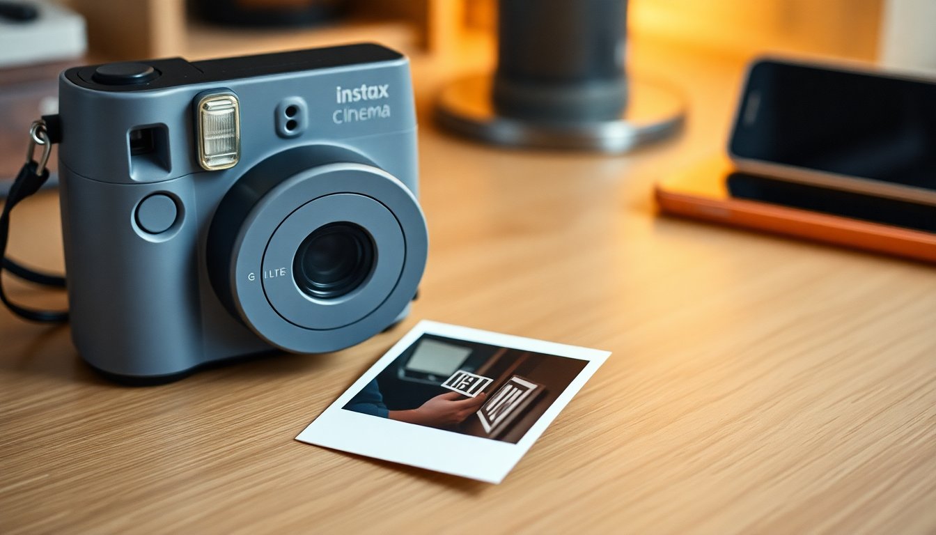 Instax Mini Evo Cinema, stampa istantanea e video con QR in un unico oggetto