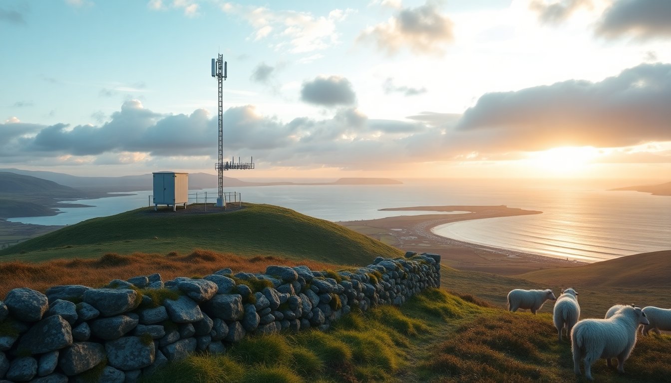 Islay ottiene copertura 4G completa grazie al mast pubblico del Shared Rural Network