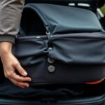 navicella richiudibile cybex come ridurre gli ingombri ripiegandola con il passeggino 1774898921