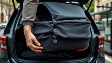 navicella richiudibile cybex come ridurre gli ingombri ripiegandola con il passeggino 1774898921