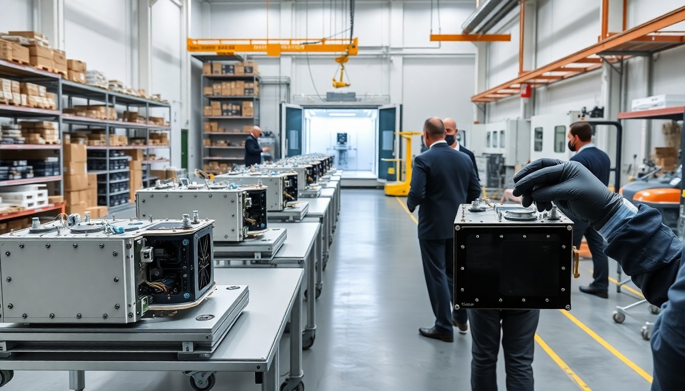 Nuova fabbrica Swissto12 in Svizzera accelera la produzione di HummingSat
