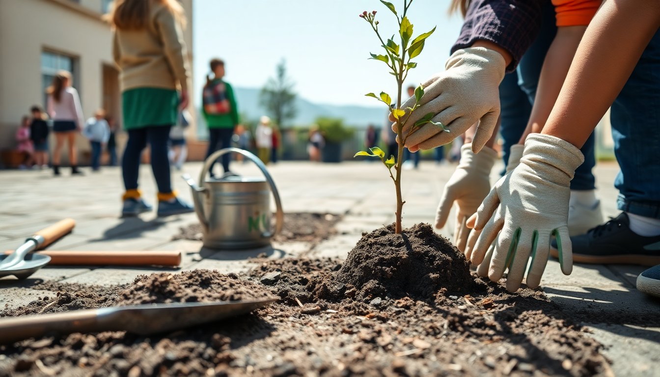 Progetto educativo di Prada e Forestami sulle chiome arboree nelle scuole di Milano