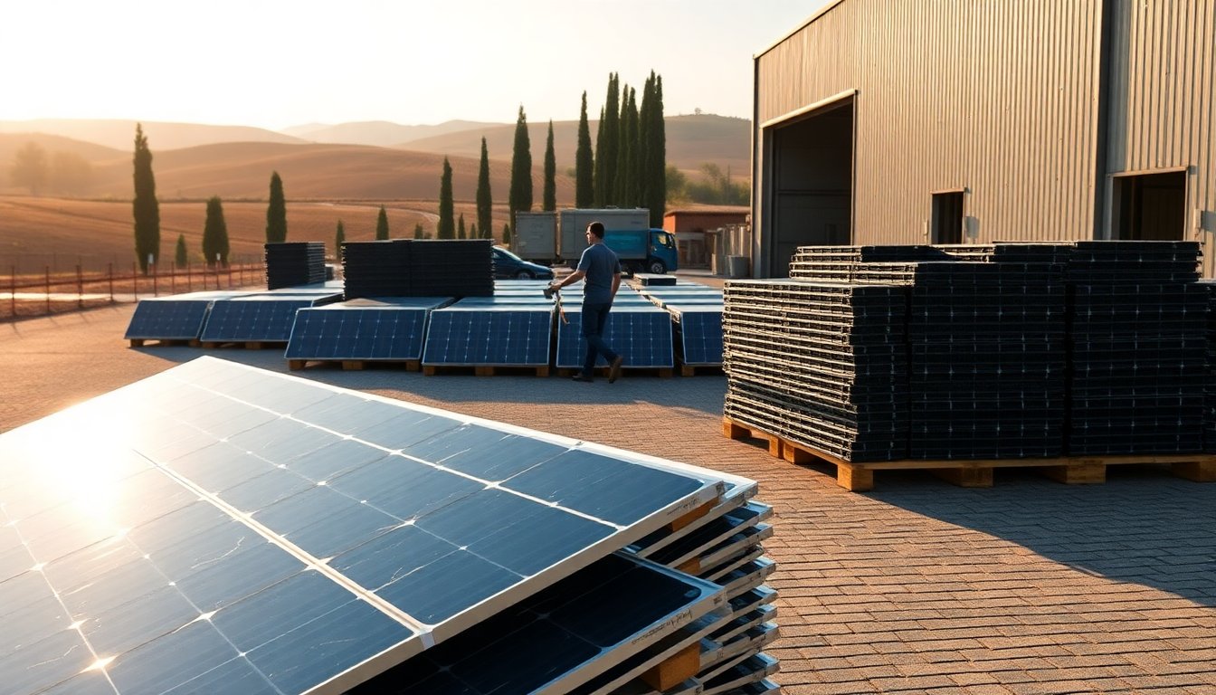 Semia Green inaugura lo stabilimento per il riciclo dei pannelli fotovoltaici a Rapolano
