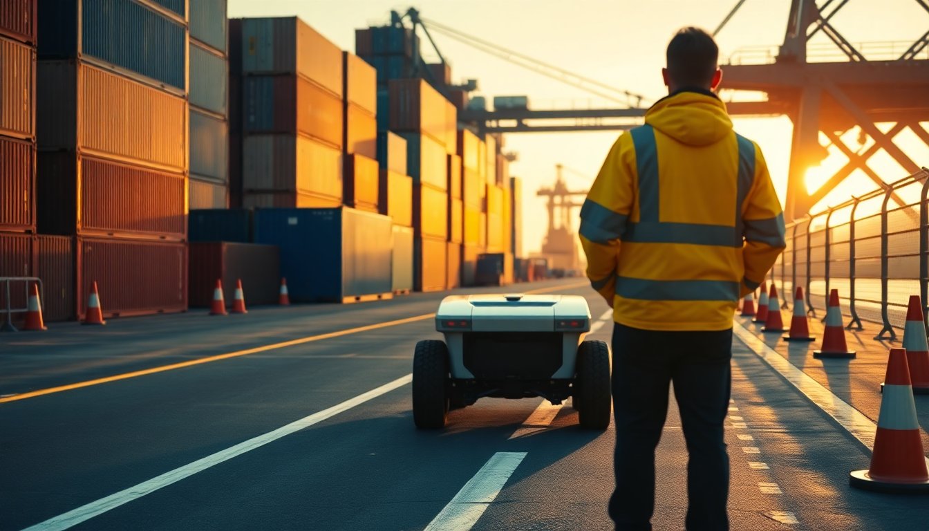 Autonomia e porto: come P-CAL trasforma i movimenti container al Port of Tyne